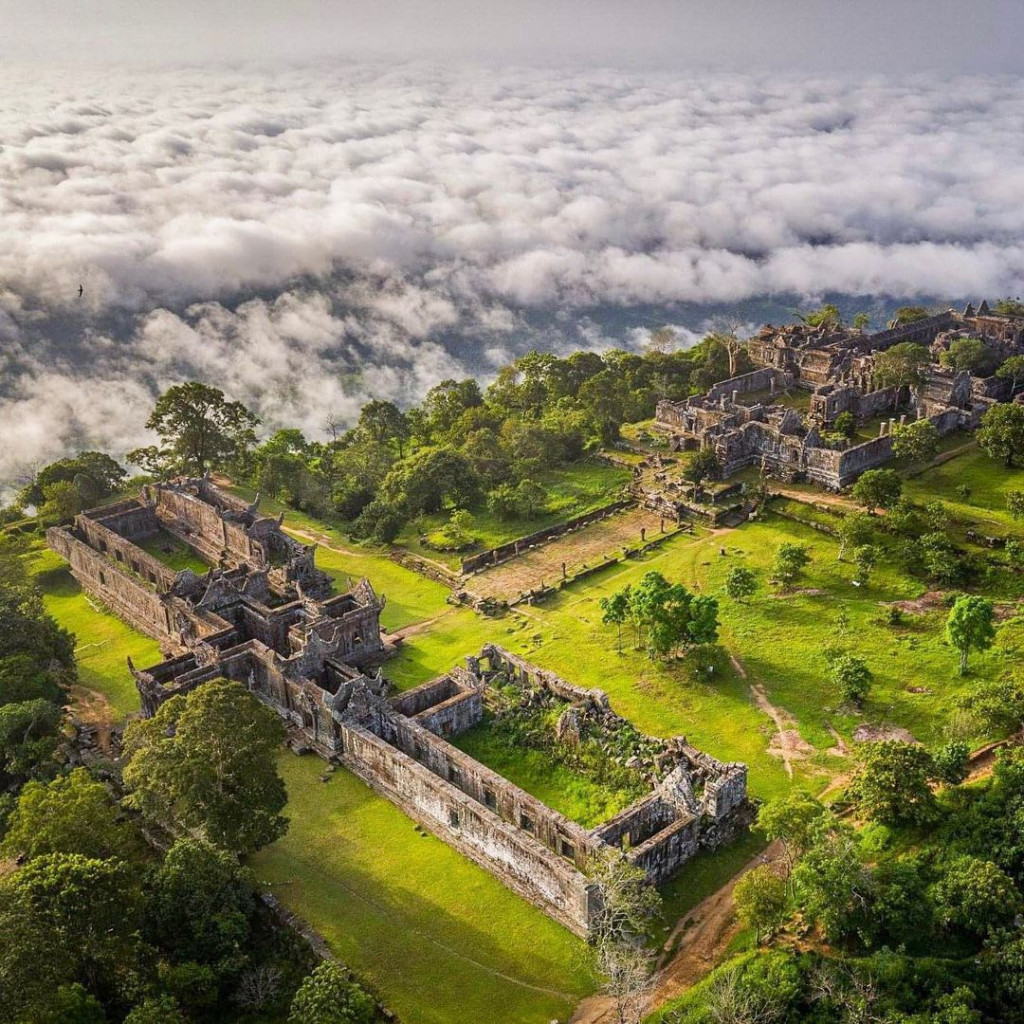 Đền Preah Vihear. Ảnh: @cambodia.explores.