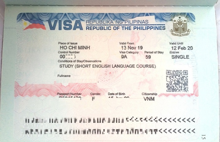 Transit các loại Visa Philippines